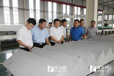 滕州市住建局調研裝配式建筑 助力房地產開發綠色轉型